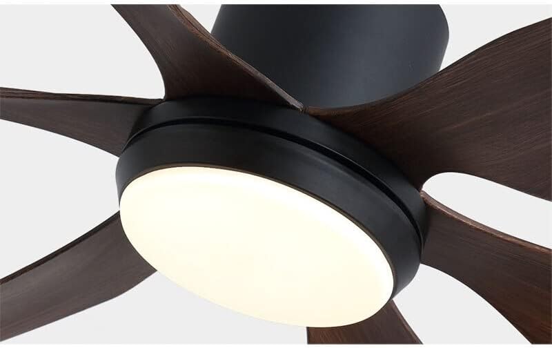 Chezmax stropna svjetiljka LED moderna jednostavna dnevna soba za blagovaonicu s daljinskim upravljačem stropni ventilator ventilador