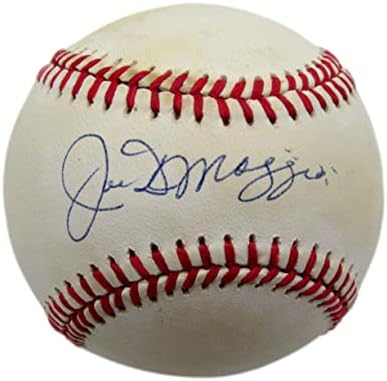 Joe DiMaggio Hof Autografirani oal bejzbol New York Yankees JSA 177281 - Autografirani bejzbols