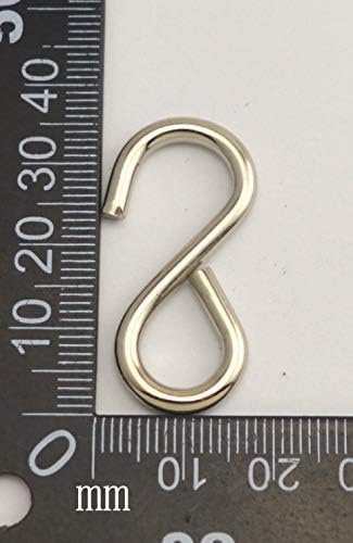 Fenggtonqii dužina 36 mm dužina srebrnatih kukica Kuhinja kuke za žica za kašike za žlicu višestruke uporabe