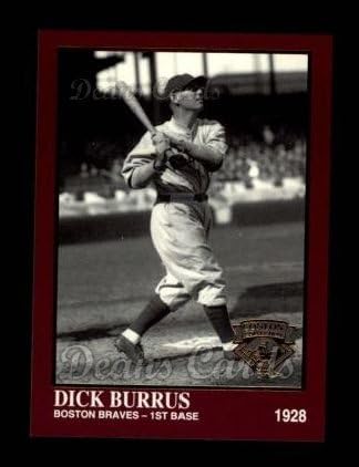 1994. Conlon Burgundija 1238 Dick Burrus Boston Braves NM/MT Braves