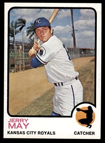 1973. Topps 558 Jerry May Kansas City Royals NM/MT Royals