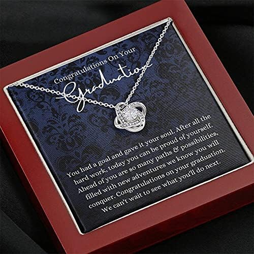 Nakit s porukama, ručno izrađena ogrlica- Personalizirani poklon ljubav, kćer za diplomiranje roditelja, unuka maturant dar od baka