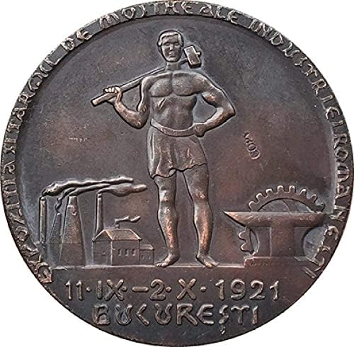 1921. Rumunjske kovanice Kopirajte 40 mm Copysouvenir Novelty Coin Coin Poklon