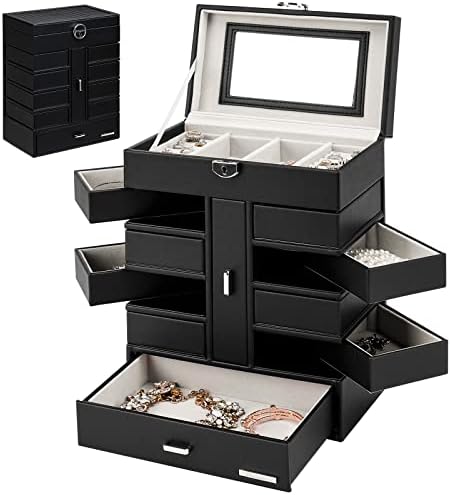 Set: bijela kutija za nakit + crna kutija za nakit