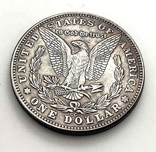 1885. zalutali novčić Little Lori lijepa djevojka omiljena kovanica komemorativna kovanica srebra s pozlaćenim bitcoin coin kolekcionarskim