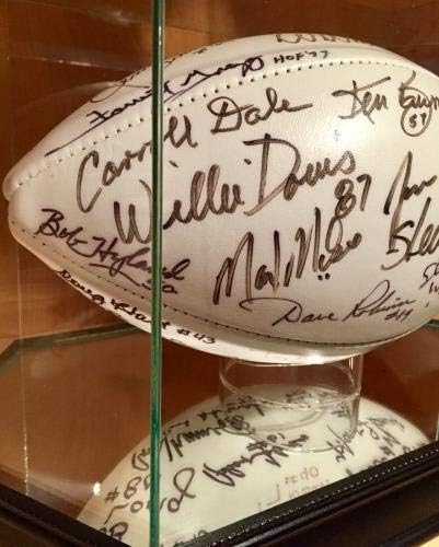 Bart Starr Super Bowl SB I Packers Team potpisao je službeni Wilson NFL Football JSA - Autografirani nogomet