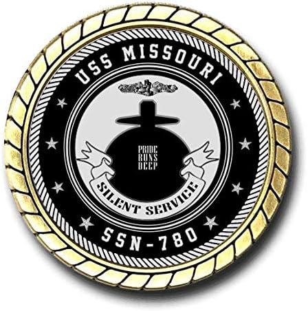 USS Missouri SSN -780 COINSKA IZLAZA SMORY SMERY SMORINE - Službeno