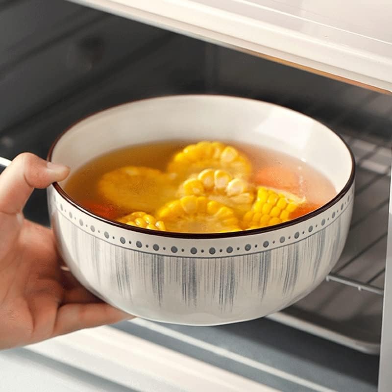 Xlxzt keramička juha otporna na visoku temperaturu zdjelica za juha za kućanstvo rezanci rezanci rezanci zdjelica za zdjelu juha.