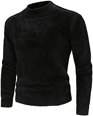 Džemper za turtleneck za muškarce okrugli vrat dugačak sheeve kravataste dukseve klasične muške hoodie pulover pulover0913