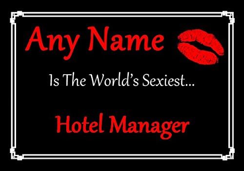 Voditelj hotela personalizirani na svijetu najseksipilniji certifikat