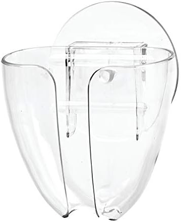 IDESIGN plastično samozatajne usisne čaše Zidni nosač kuhinjskog sudopera držač sapuna - 2,5 x 3,5 x 6 , bistro