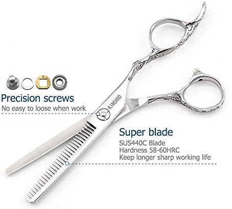 6 -inčne škare za kosu JP440C i 6 inča škare za stanjivanje kose brijači škare kinsaro set škare za kosu