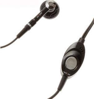 Mono slušalice ožičene slušalice s jednim ušima od 2,5 mm Black Black kompatibilno s LG LX160 - LX370 - LX400 - MUZIQ LX570 - Mystique