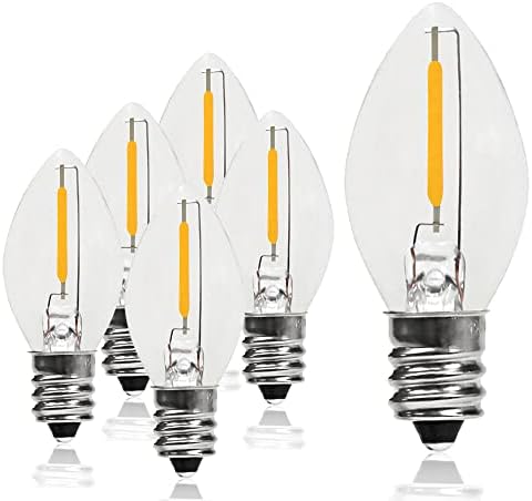 Vodootporne LED svjetiljke za noćno osvjetljenje kandelabri žarulje 97 912 LED žarulje snage 0,6 vata ekvivalentno 7 vata topla bijela