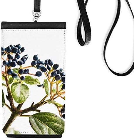 Slika bijela sipol priroda telefonska torbica za novčanik viseća mobilna vrećica crni džep
