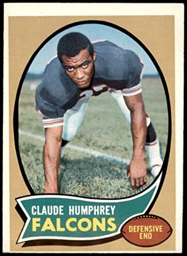 1970. Topps 156 Claude Humphrey Atlanta Falcons VG/Ex Falcons Tennessee St.