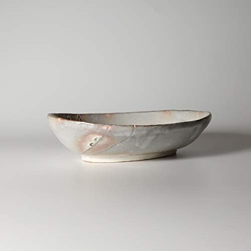 Orval mala zdjela koju je napravio Miwako Nagata. Hagi Yaki japanska keramika.