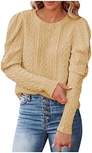 Ženska jesenska odjeća pulover casual pletenici s dugim rukavima džemper vrhovi